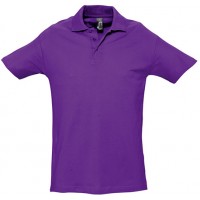 POLO PIQUÉ M/M 3 BOT SPRING ROXO ESCURO 